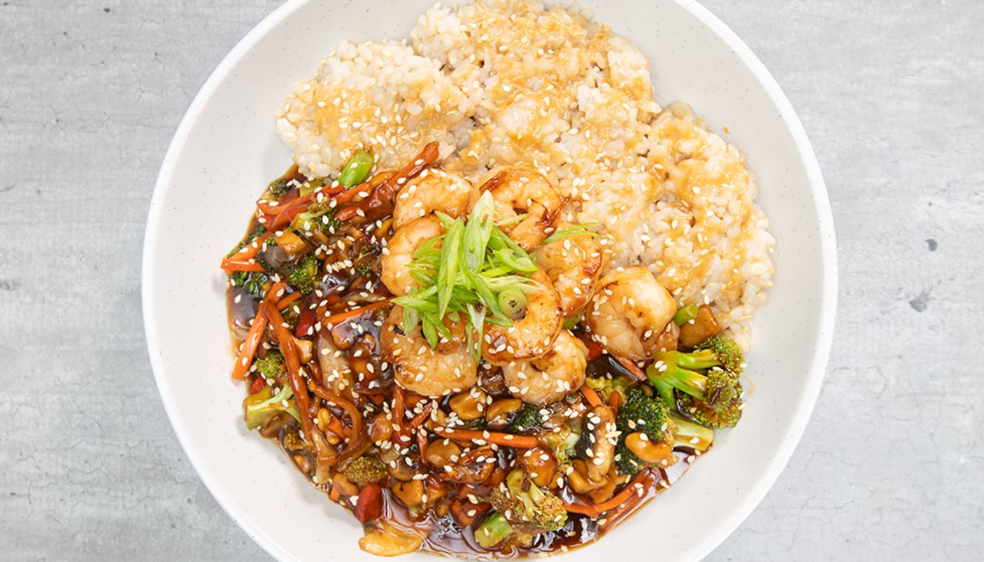 Teriyaki Shrimp Bowl