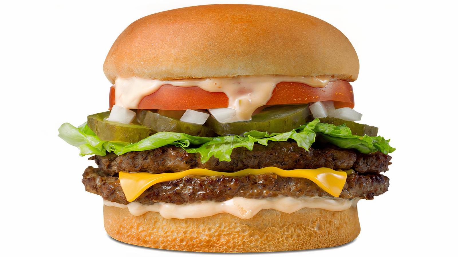 Double California Classic Cheeseburger (1/4 lb.)