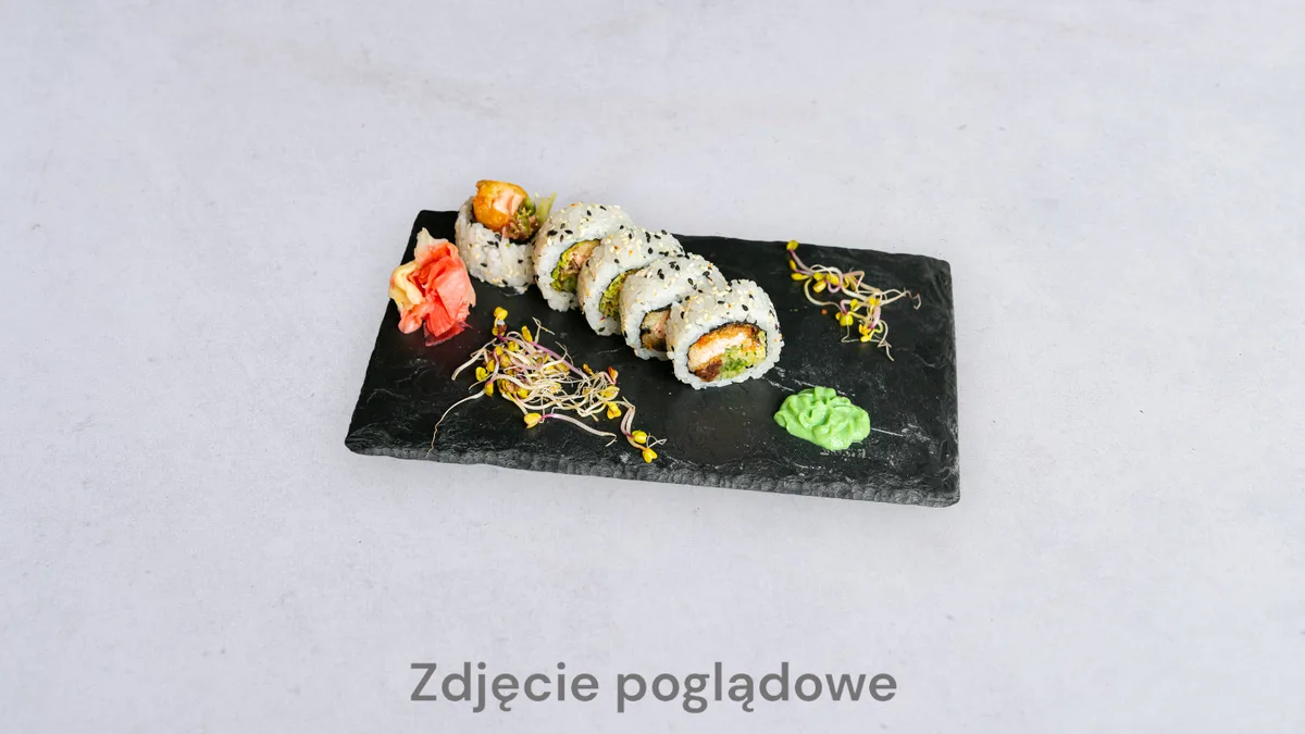 California pieczony łosoś