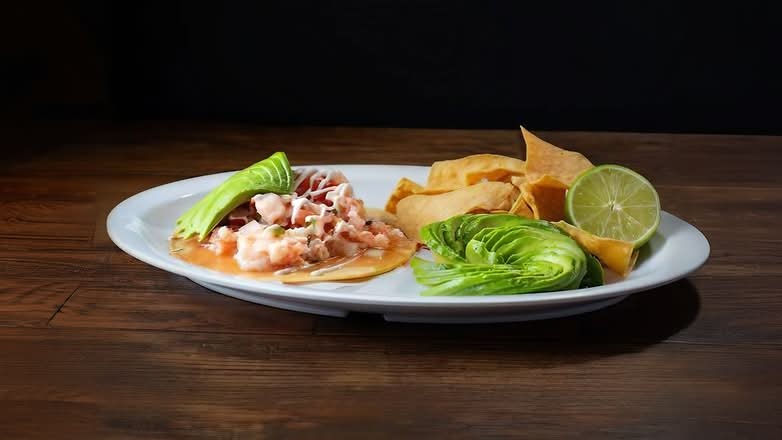 Ceviche tostada