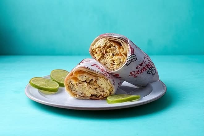 Chicken, Egg, and Cheese Burrito