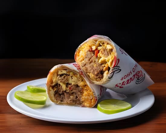 Machaca, Egg, and Cheese Burrito