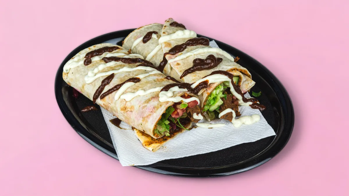Lahmacun mit Cigköfte (vegan)