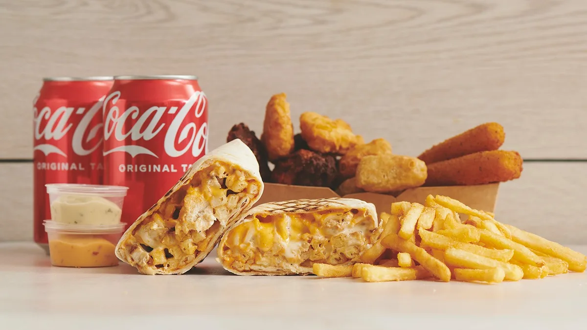 French Tacos Menu and Snack Box for 2 personer