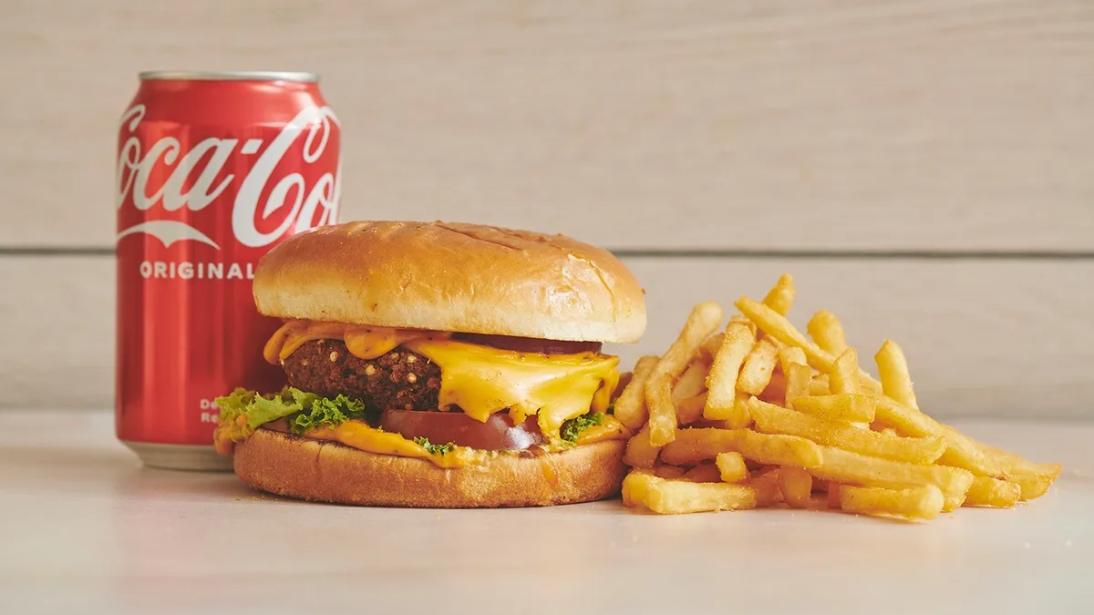 O'veggie burger Menu (V)