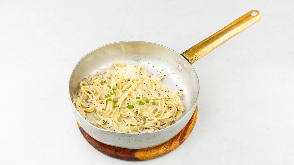 Pasta with truffles