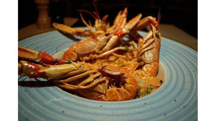 Risotto alla crema di scampi