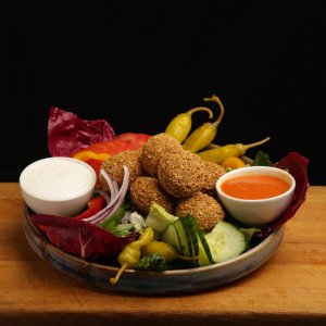 Falafeltallrik