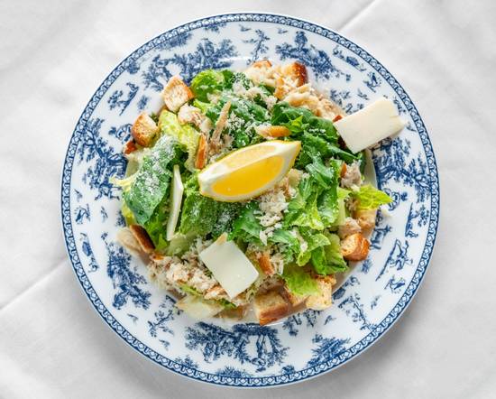 Smoked Trout Caesar salad with brioche croutons