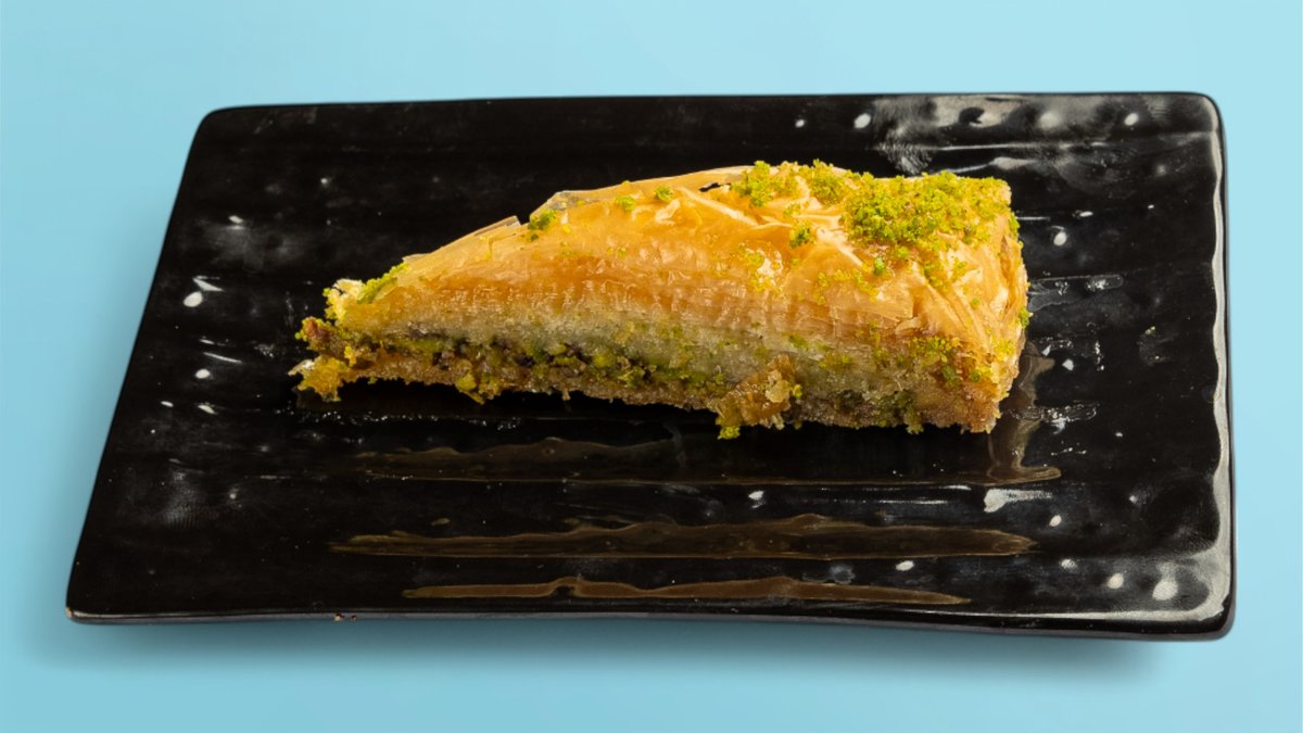 Baklava with Carrot and Ice Cream