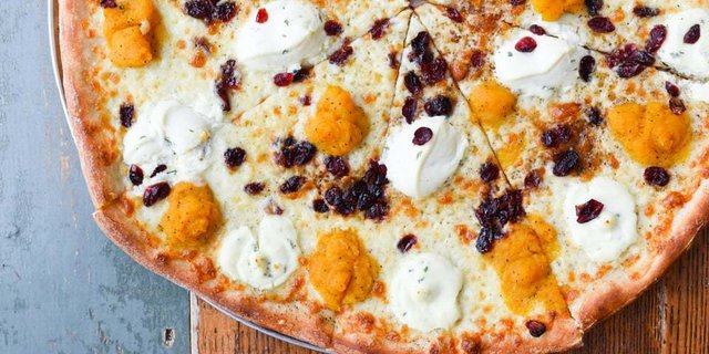 12" Gluten-Free Butternut Squash, Ricotta and Cranberry Pizza