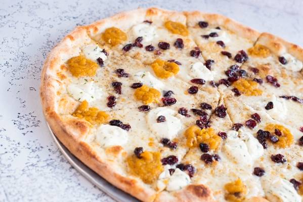 Large Double Dough Squash, Ricotta, Cranberry