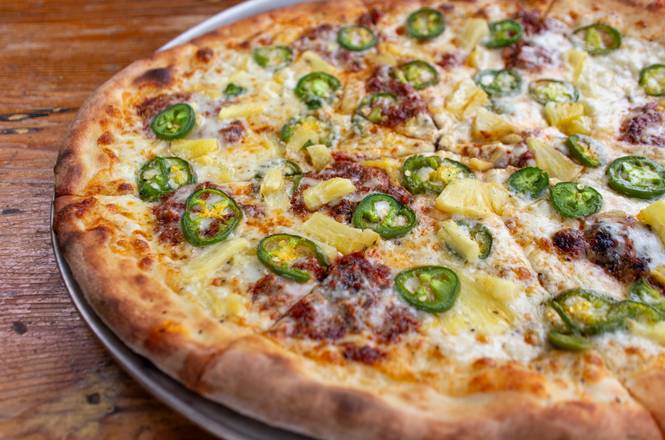 Large Spicy Pulled Pork, Jalapeño and Pineapple