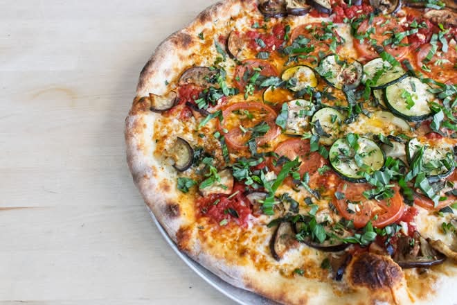 Small DD Roasted Eggplant, Zucchini, Tomatoes, Roasted Garlic and Basil