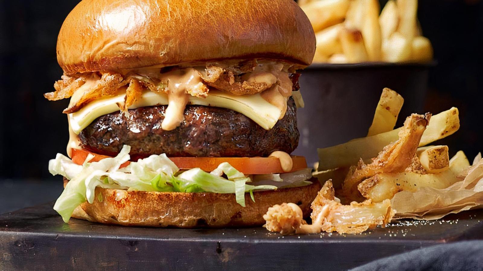 Bloomin Onion Burger