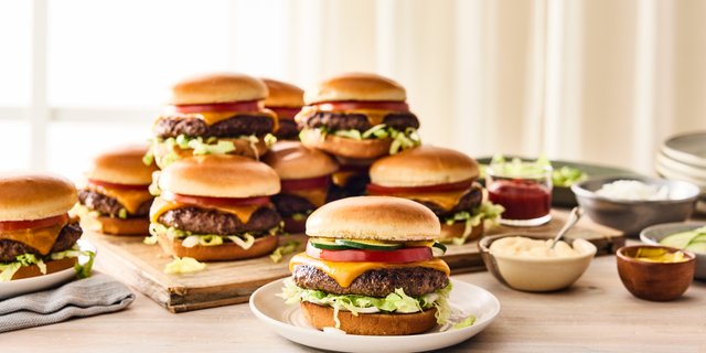 Build-Your-Own Cheeseburger Bar