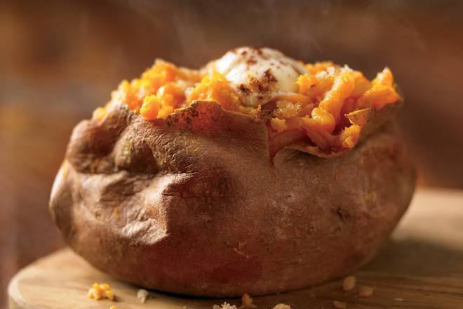 Sweet Potato with Honey and Brown Sugar