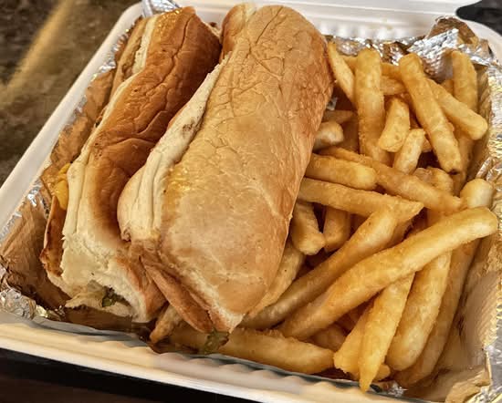 12" CHICKEN PHILLY W/ FRIES