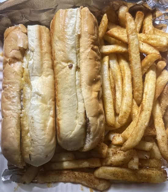 12" PHILLY STEAK  W/ FRIES