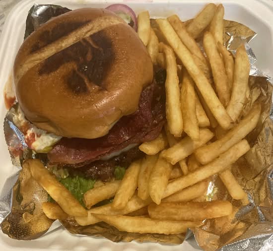 BUILD YOUR OWN SMASH BURGER W/ FRIES