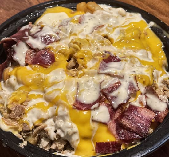CHICKEN BACON RANCH LOADED FRIES