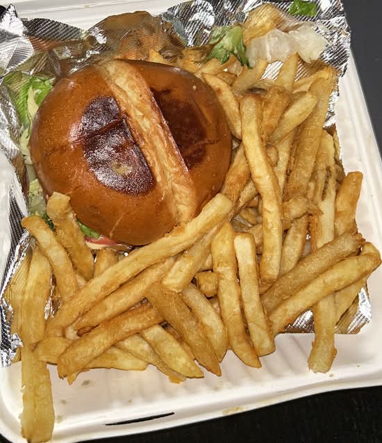 TURKEY BURGER W/ FRIES