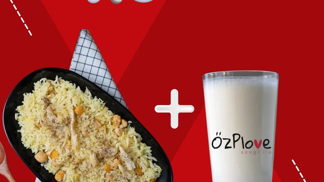 TAVUK PİLAV+AYRAN
