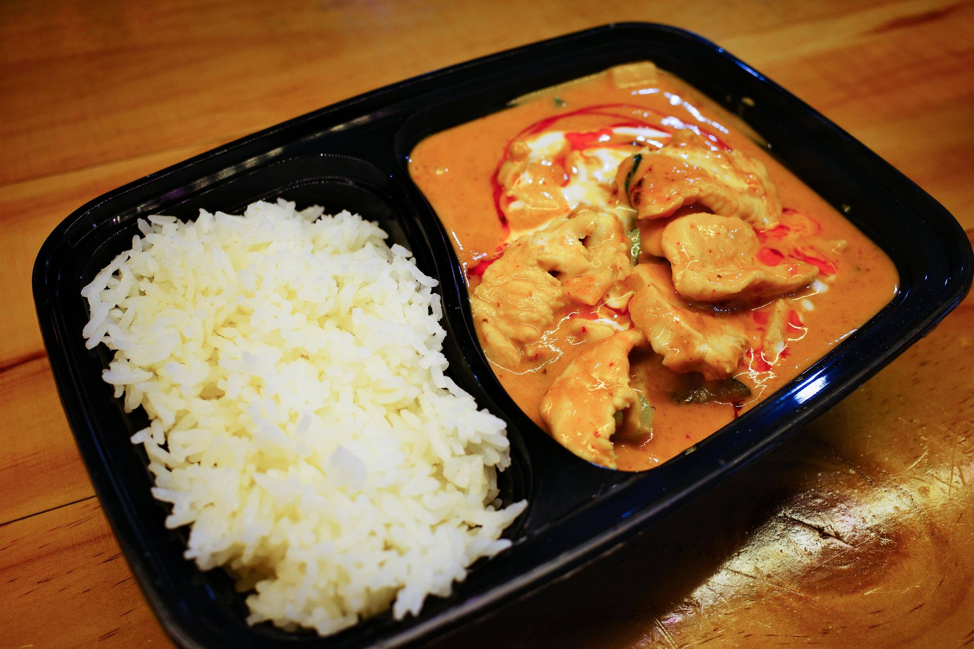 Red Curry on Rice