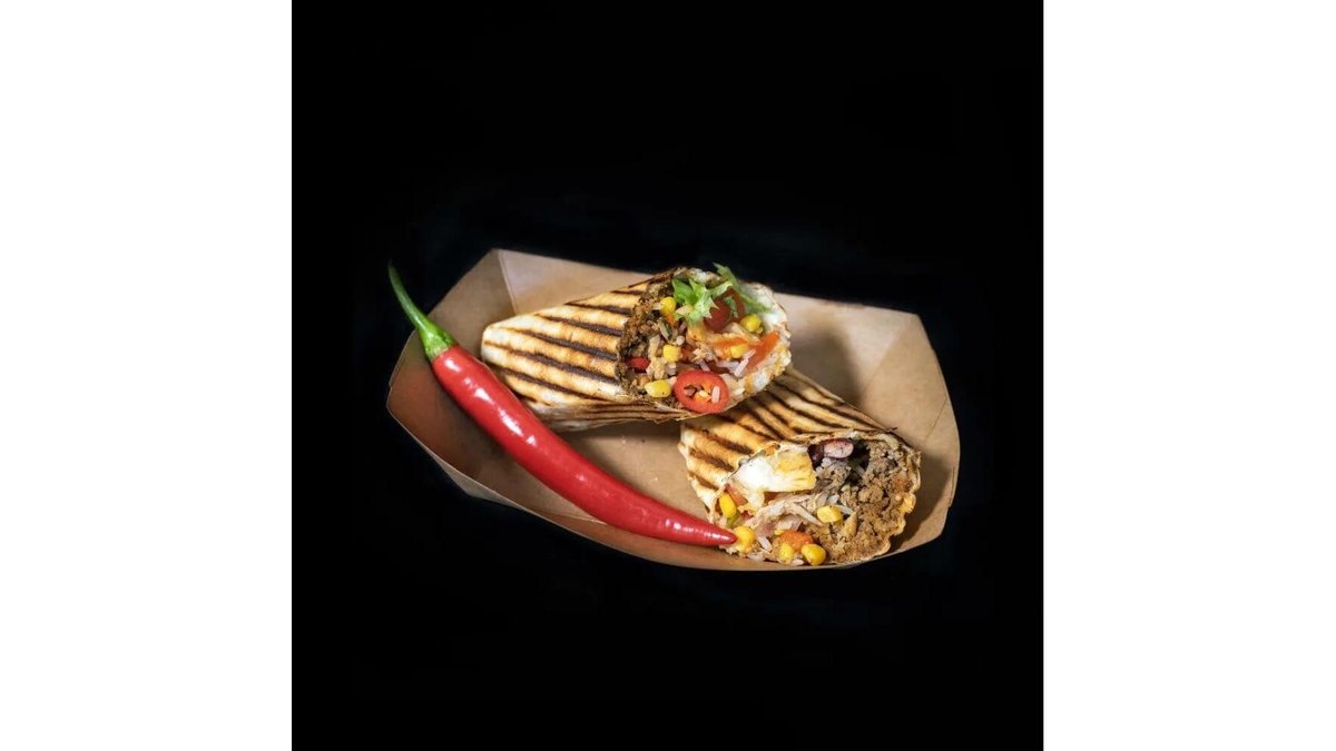 Burrito Chilli con Carne (ușor picant)