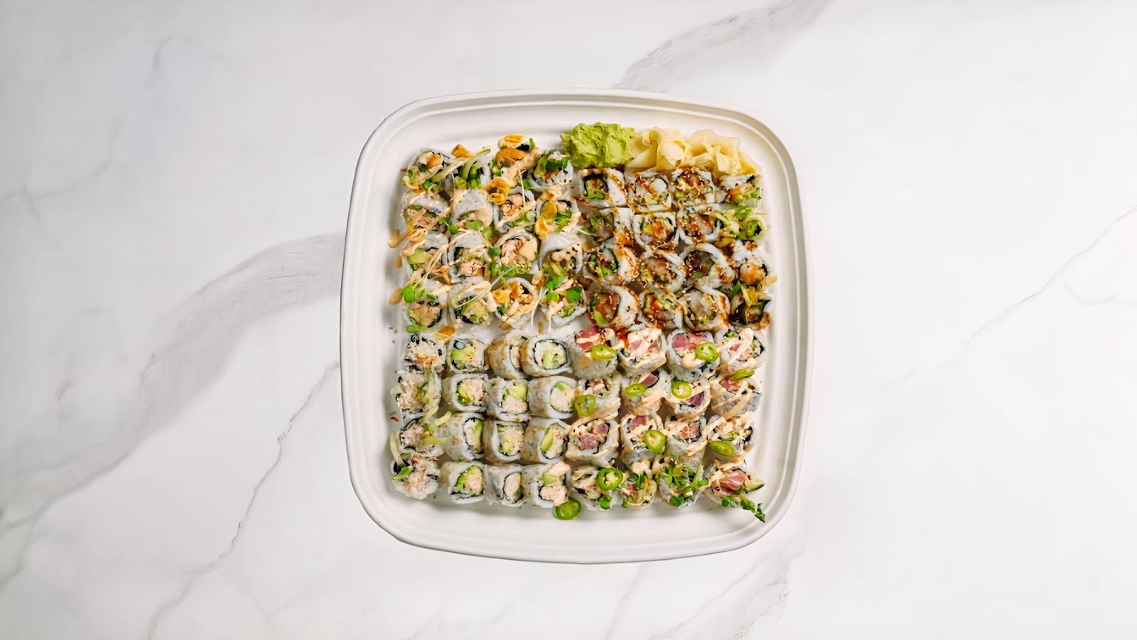 Sixteen Rolls (Four of Each) (128 Pieces)