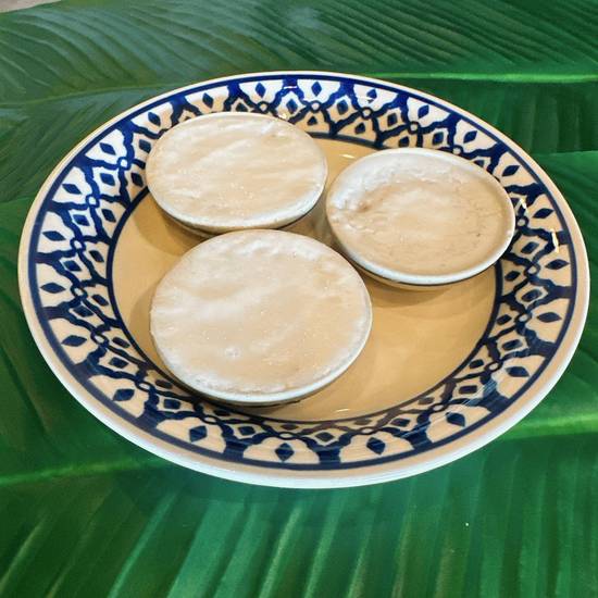 Steamed Coconut cream custard