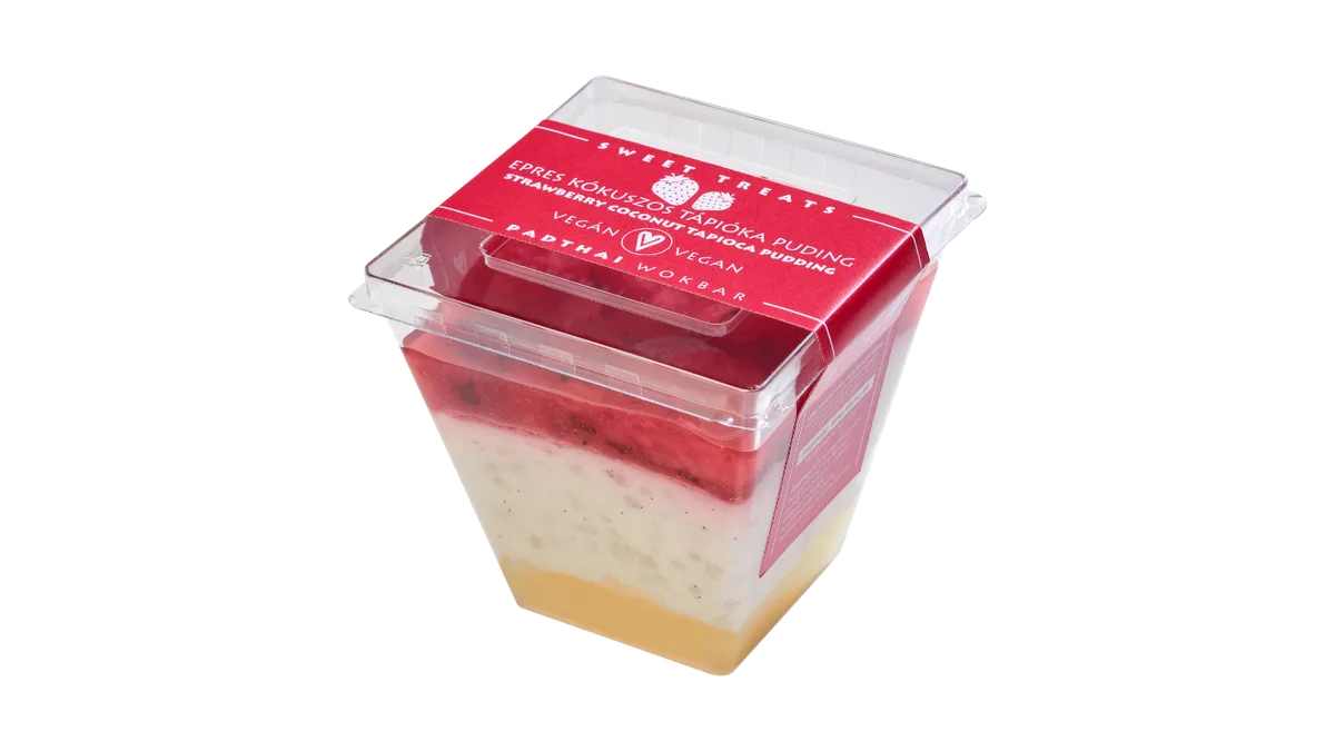 Epres-kókuszos tápióka puding