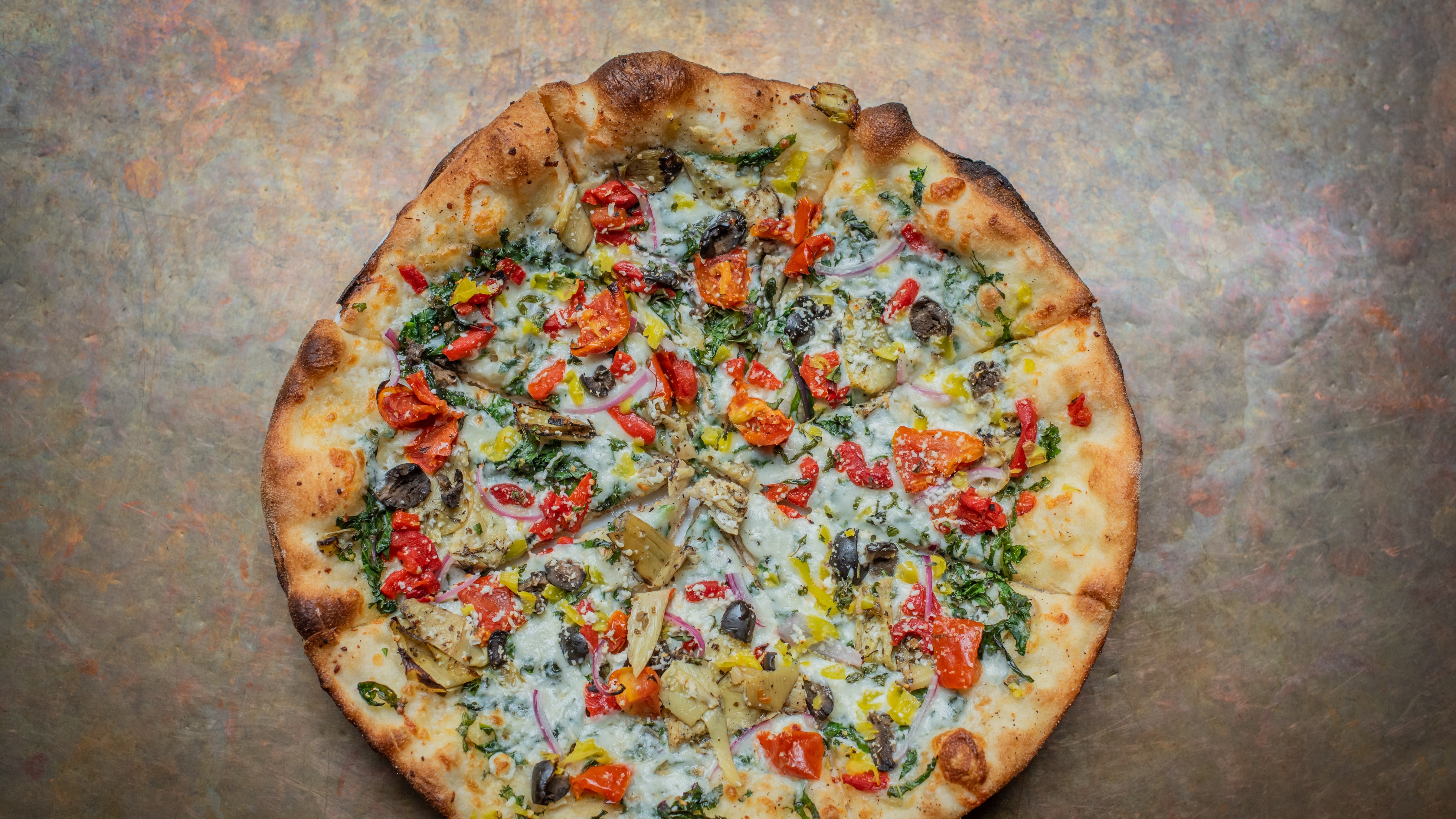 *Greek Pizza (Gluten Intolerant)