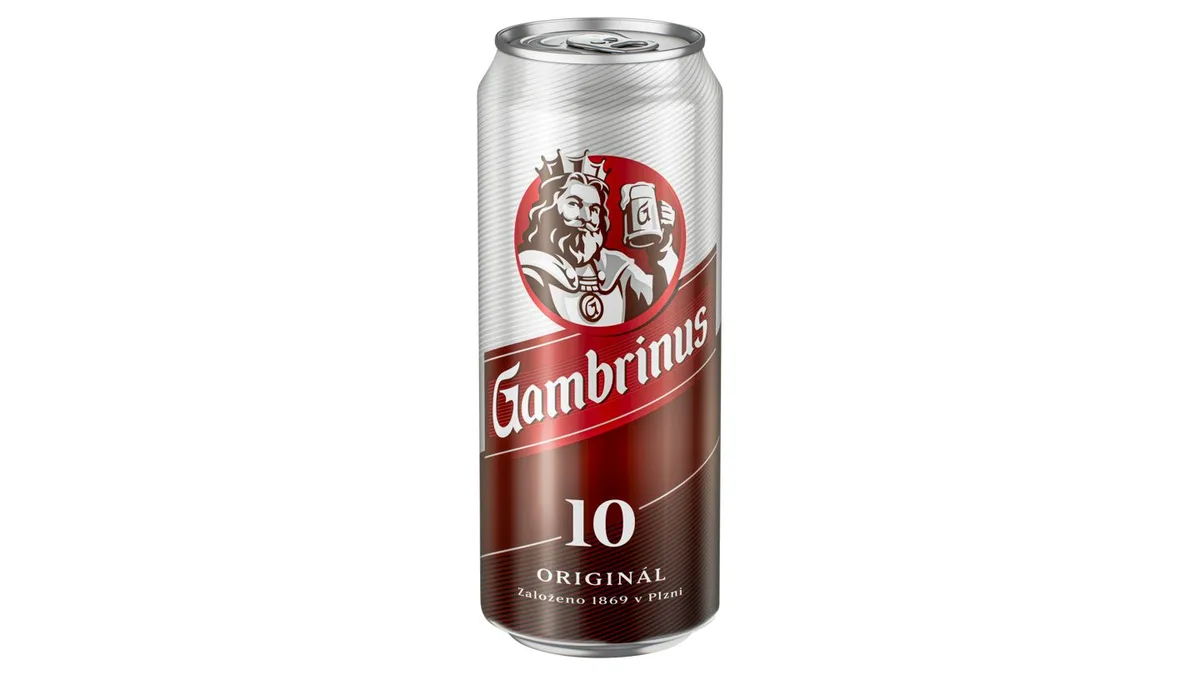 Gambrinus 10 - výčepní světlé 0,5 l