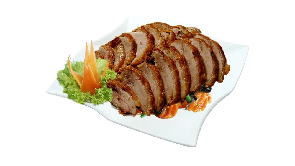 21. Kachna po sečuánsku s bambusem a houbami