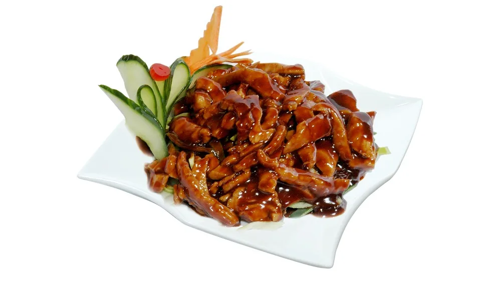 9. Kuřecí maso s pekingskou omáčkou