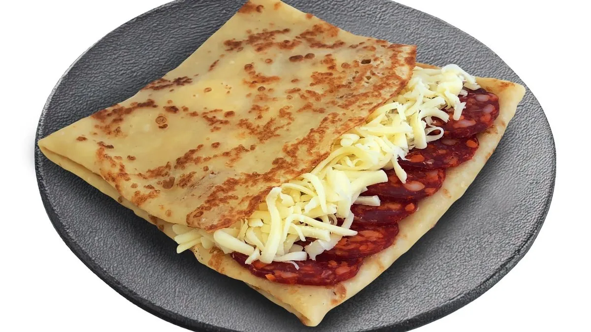 Palačinka sa sirom i kulenom