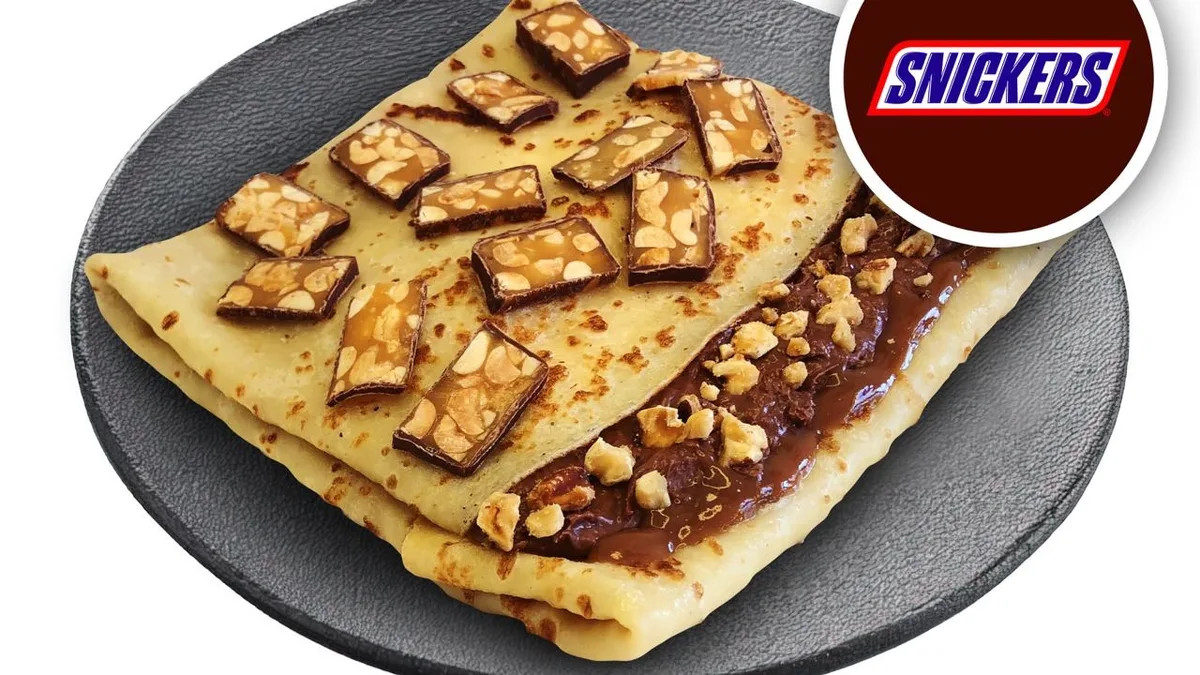 Palačinka Snickers