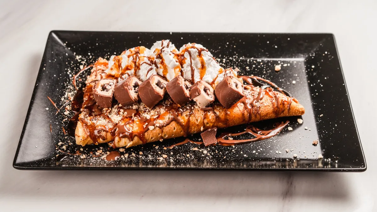 Twix summer palačinka