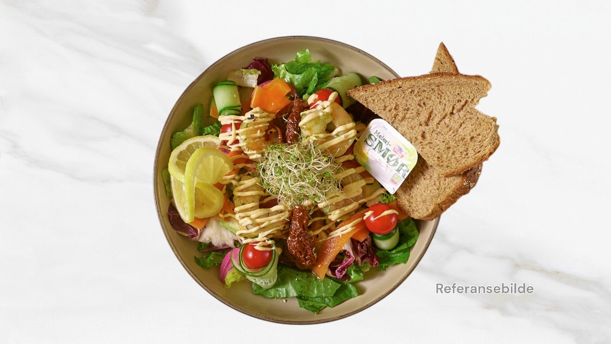 Salat m/ Scampi