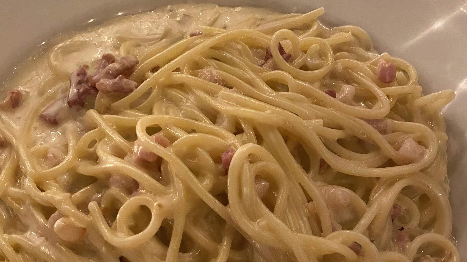 Spaghetti a la Carbonara