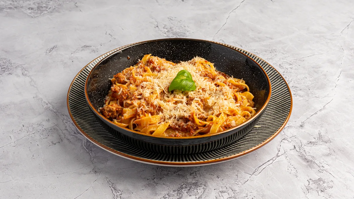Bolognese tagliatelle
