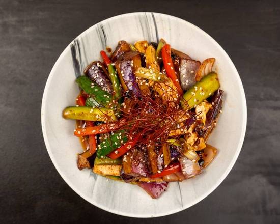 Braised Eggplant with Tofu (V)