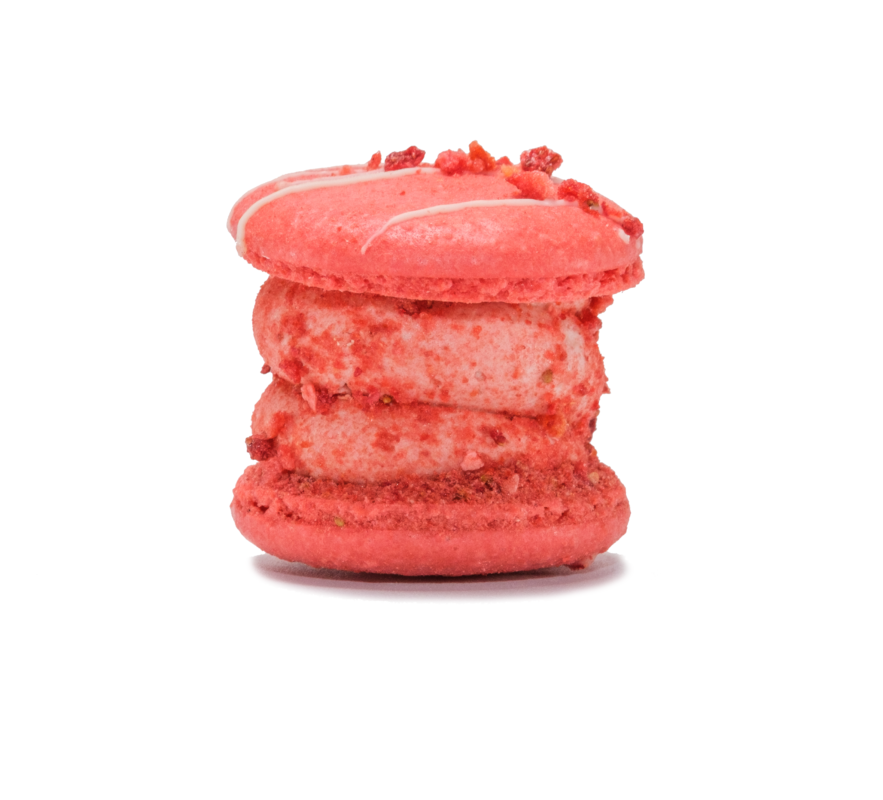 Strawberry Crunch Macaron