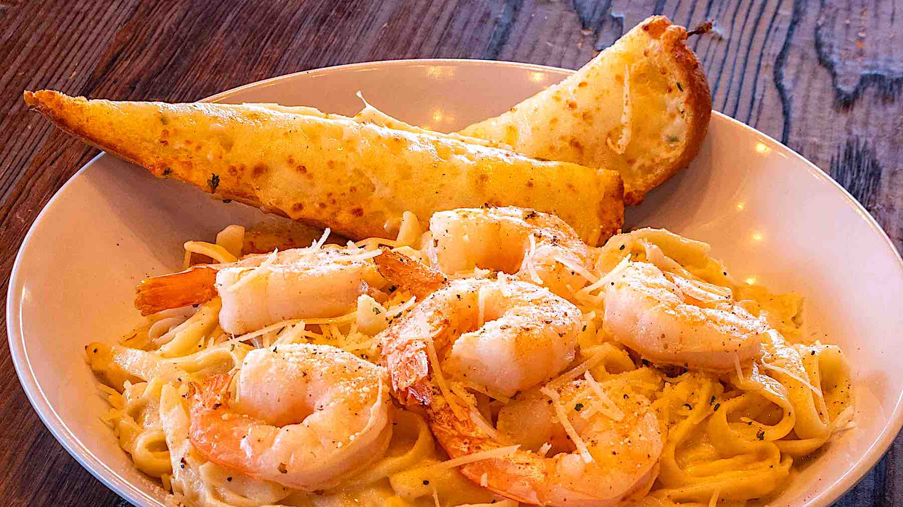 12. Shrimp Alfredo
