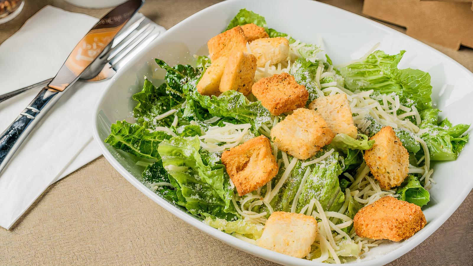 2. Caesar Salad dinner size