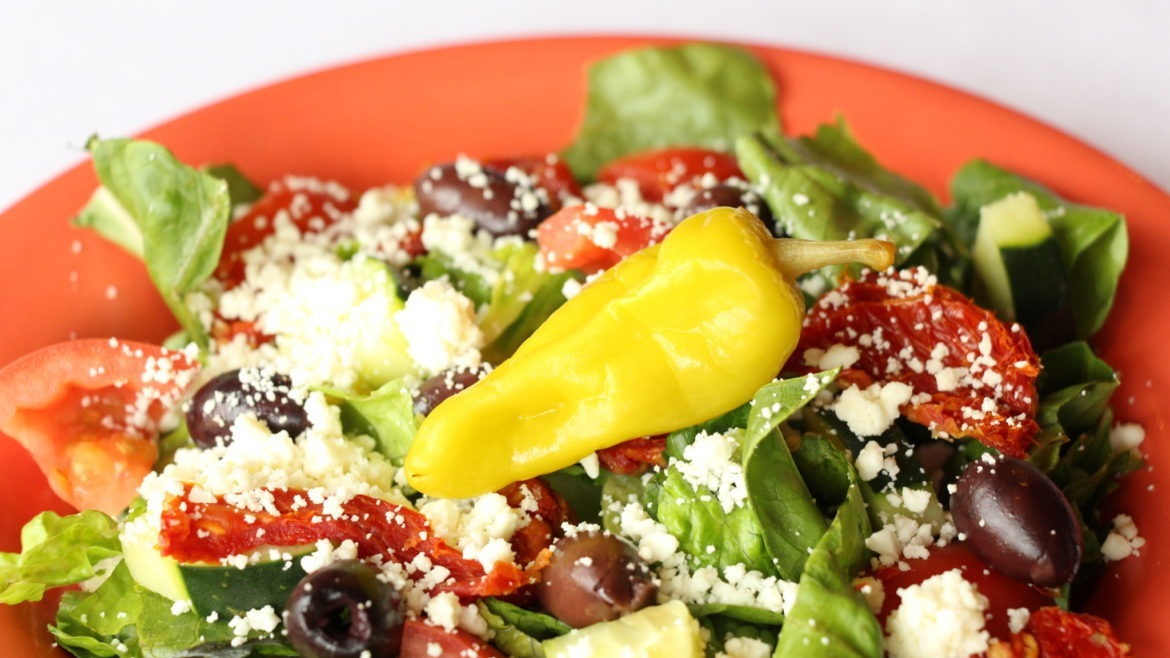 3. Greek Salad dinner size