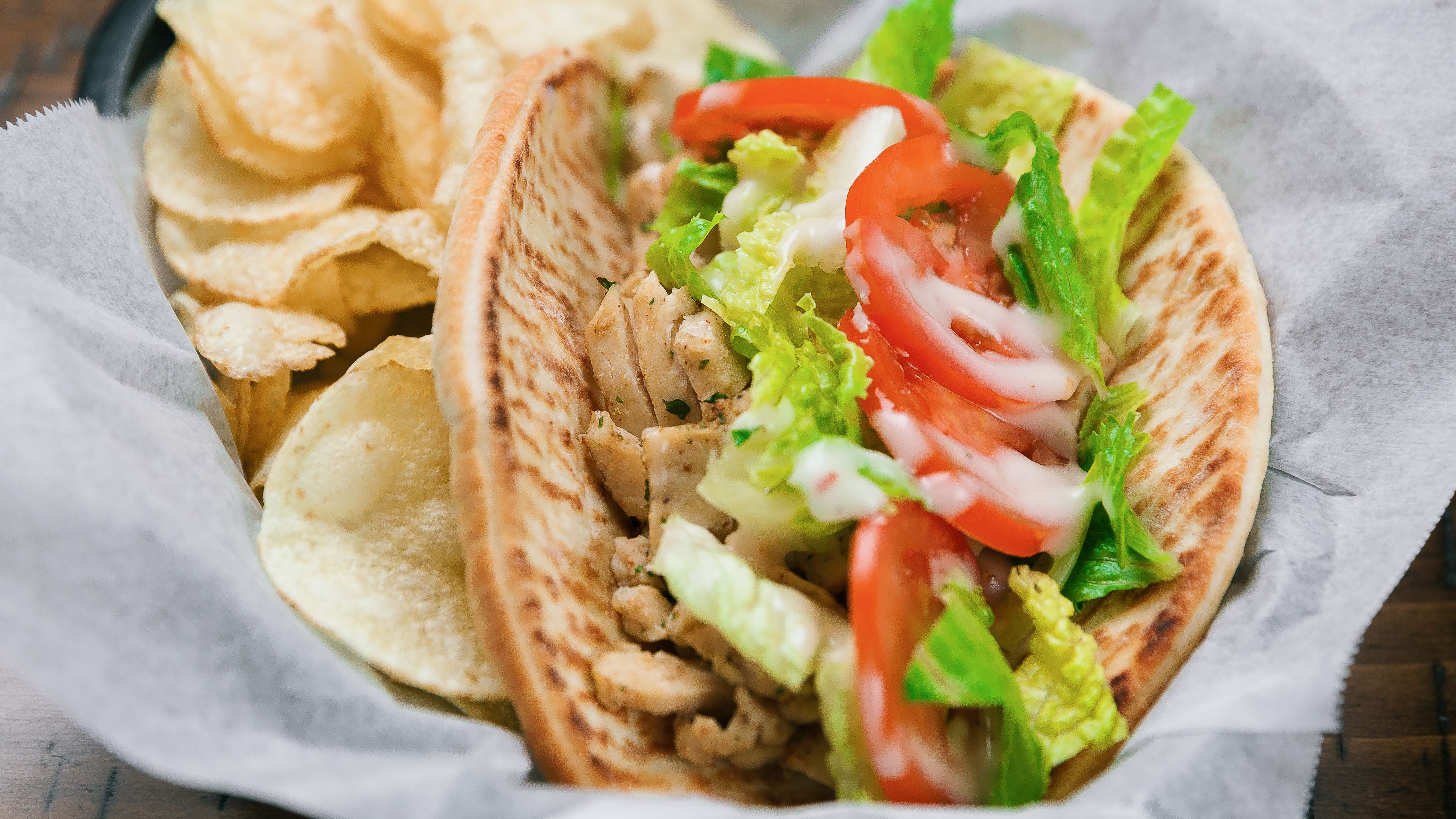 4. Chicken Pita