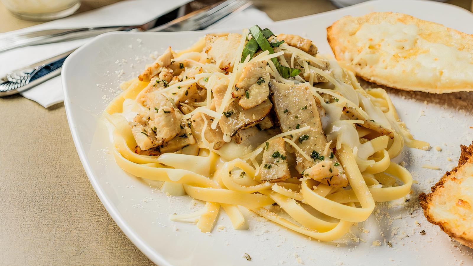 6. Chicken Alfredo