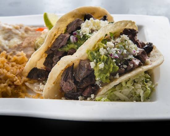 Two Soft Tacos al Parilla